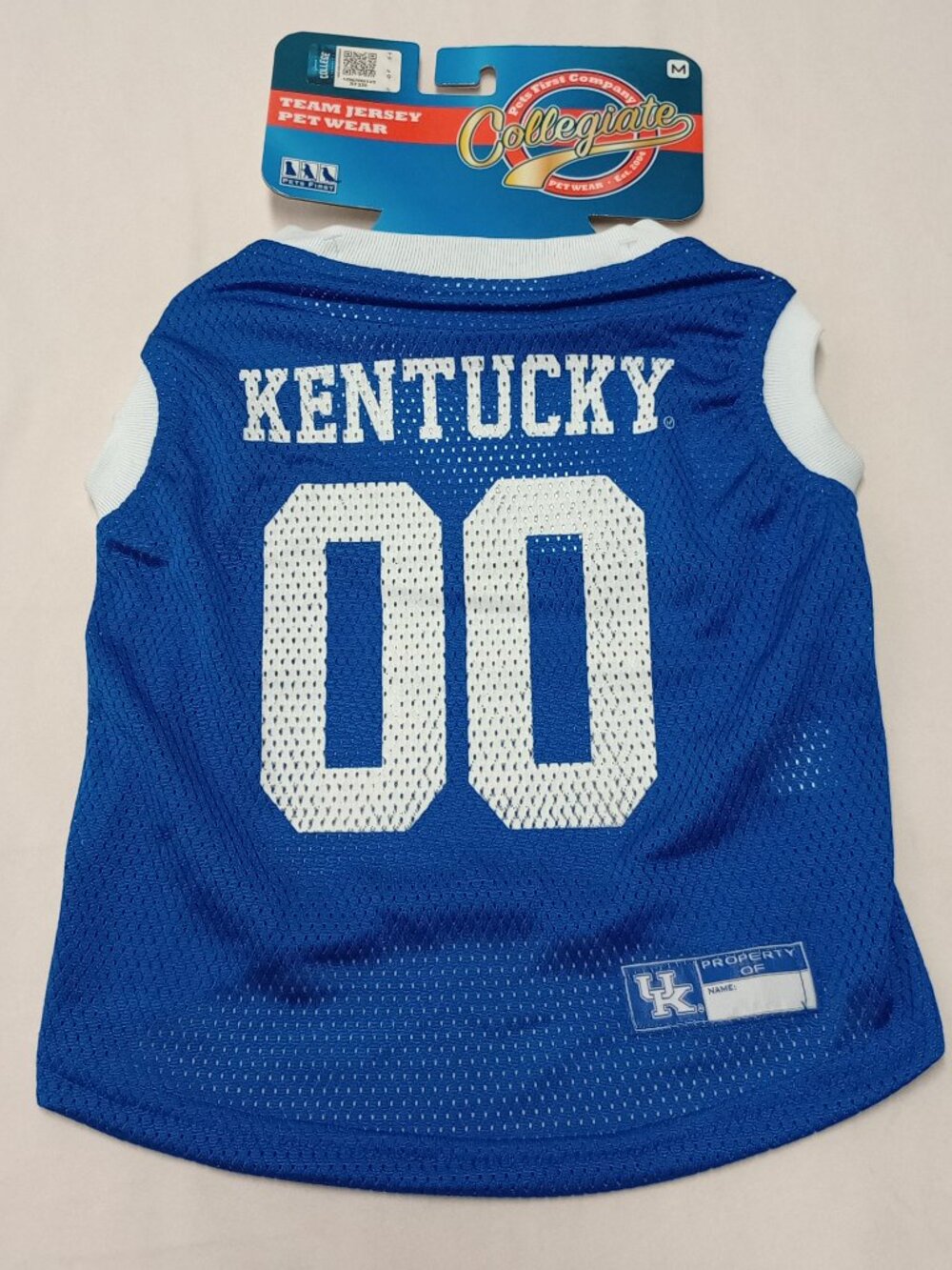 Dog UK University of Kentucky Team Basketball   Jersey Size M NWT